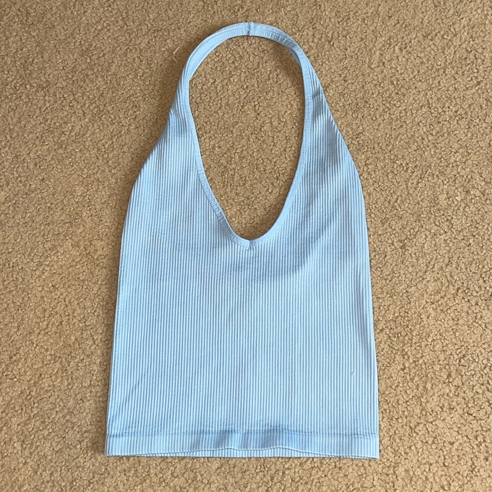 Urban Outfitters Blue Halter Top